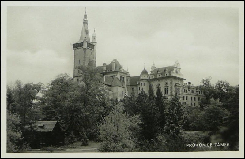 Průhonice 1937 - zámek